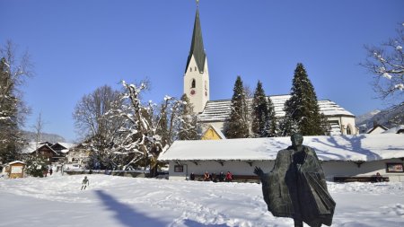 Alpine winter landscape