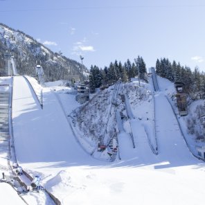 Ski jump arena overview